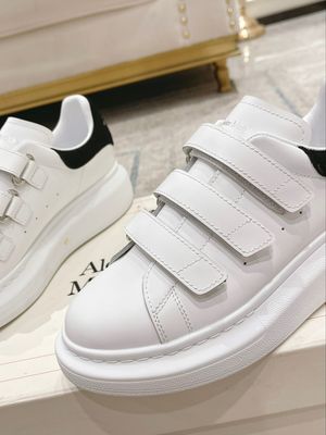 Alexndr McQueen Oversized White Black Triple Strap