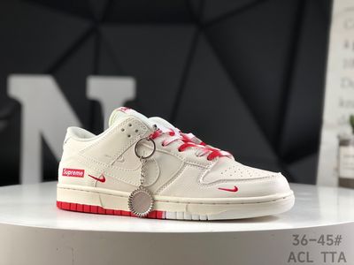 Dunk Low x Supreme WhiteRed