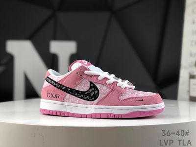 Dunk Low x Dior Pink