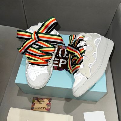 Lanvin Curb Sneaker White Multi
