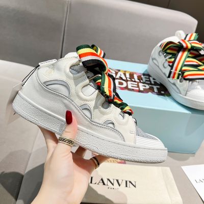 Lanvin Curb Sneaker White Multi