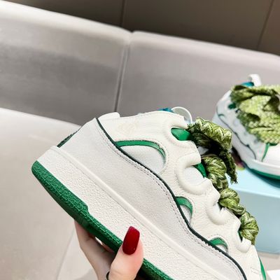 Lanvin Curb Sneaker White Multi