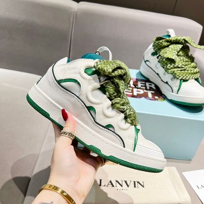 Lanvin Curb Sneaker White Multi