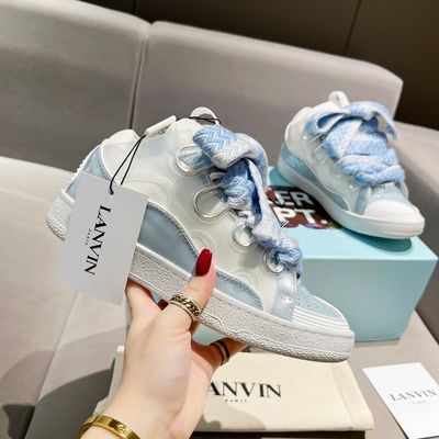 Lanvin Curb Sneaker Blue White