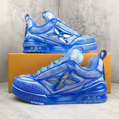 Louis Vuitton Skate Sneaker Foshan Blue Shoe