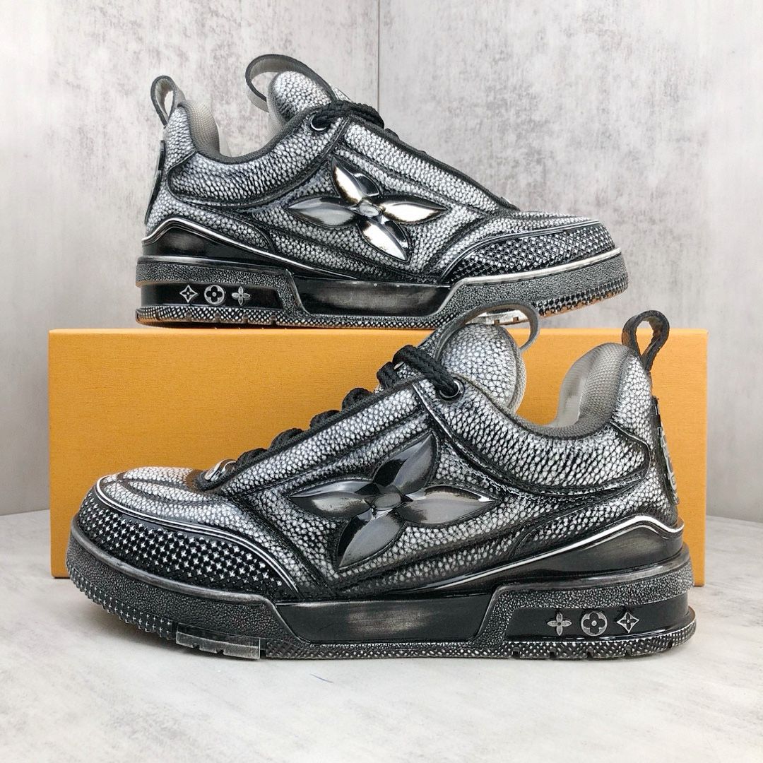 Louis Vuitton Skate Sneaker Foshan Black Shoe