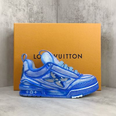 Louis Vuitton Skate Sneaker Foshan Blue Shoe