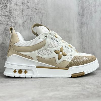 Louis Vuitton Skate Sneaker Beige White