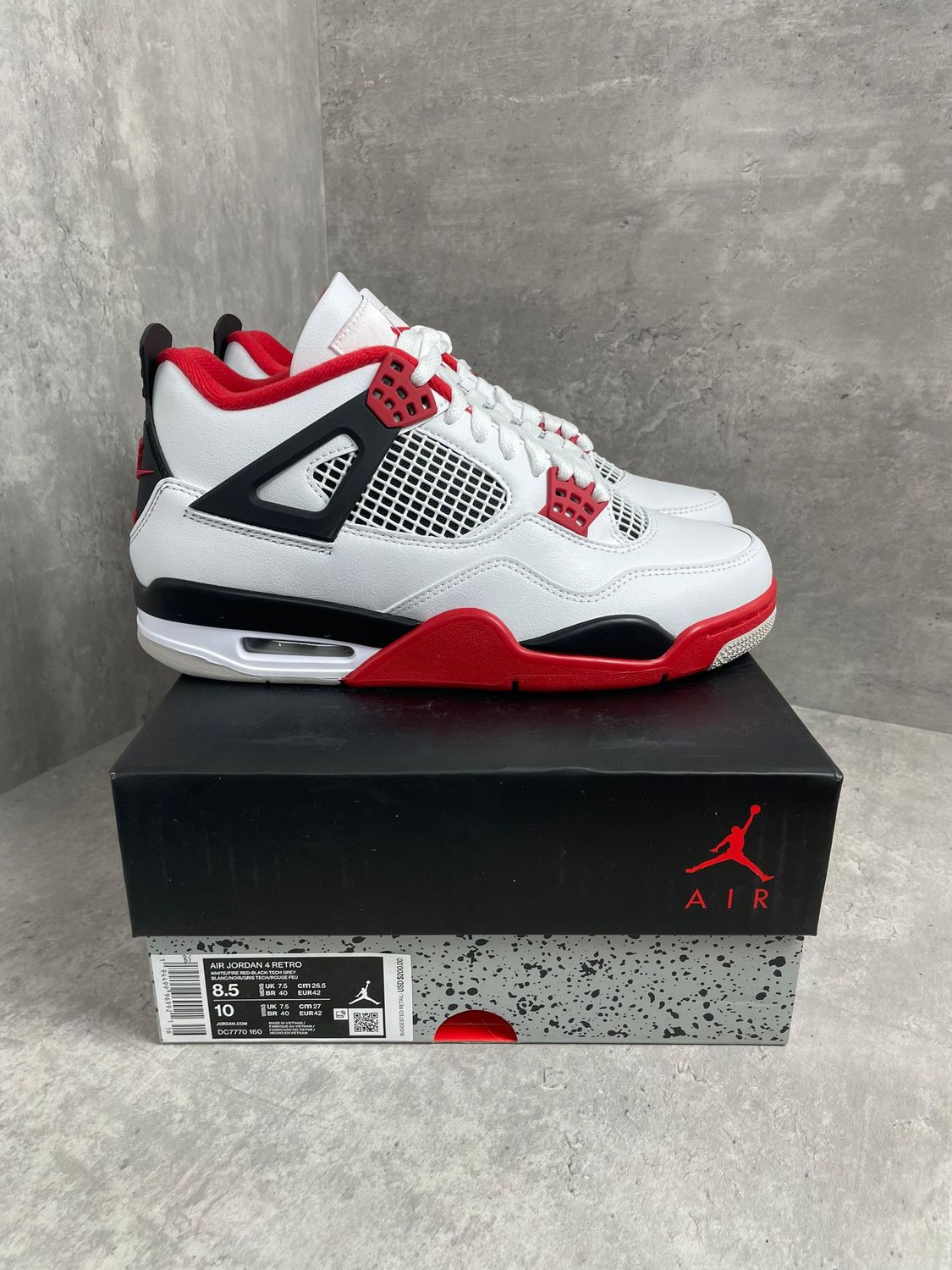 AJ4 Fire Red