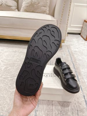 Alexndr McQueen Oversized Black Triple Strap