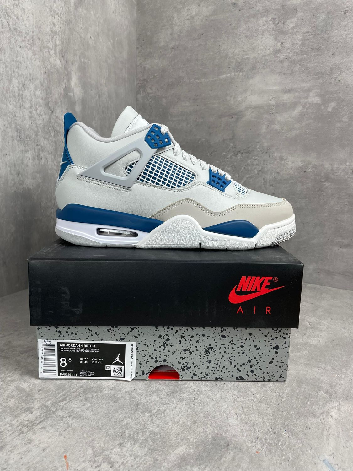 AJ4 Military Blue