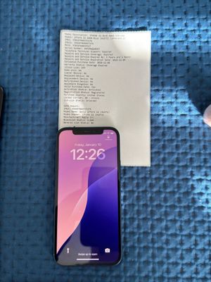 iPhone 12 64GB Blue Battery 77%