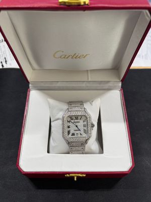 Moissanite C Watch All White SKU 101