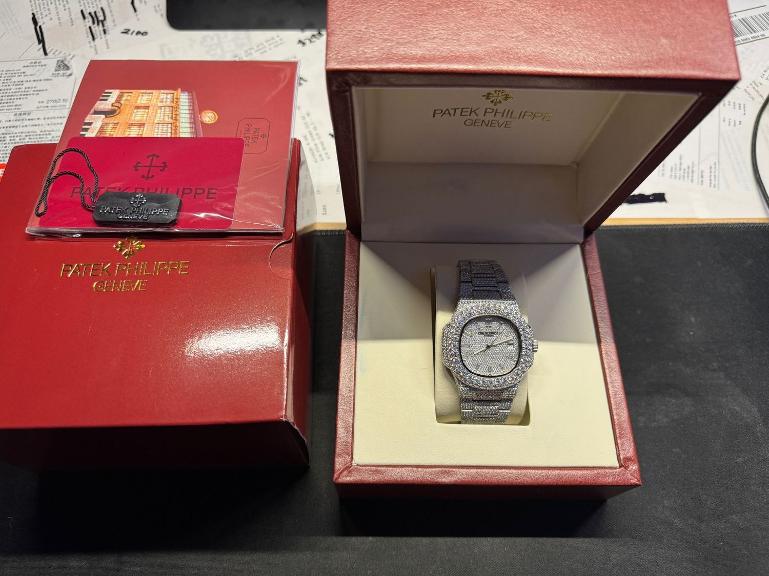 Moissanite PP Watch Full White SKU 201