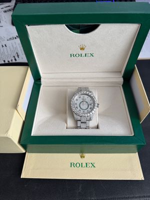 Moissanite R Skyd All White Roman Dial SKU 301