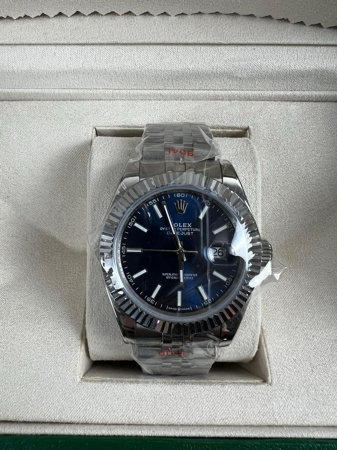 Steel Watch 41mm Blue Dial SKU 401