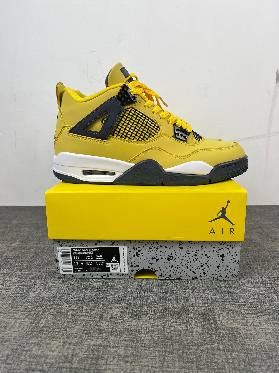 AJ4 Lightning Yellow