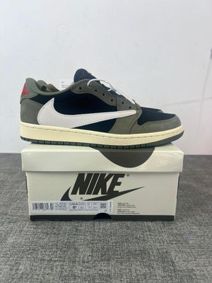 AJ1 Low Black Olive