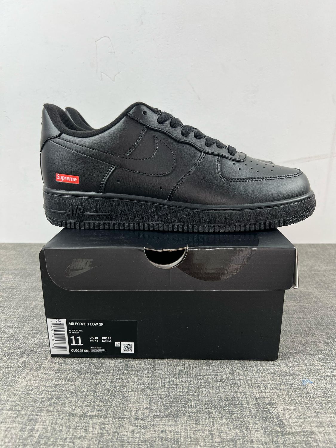 AF1 x SUPRM Black
