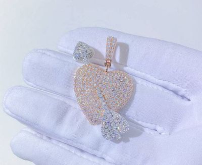 Two Tone Heart Pendant