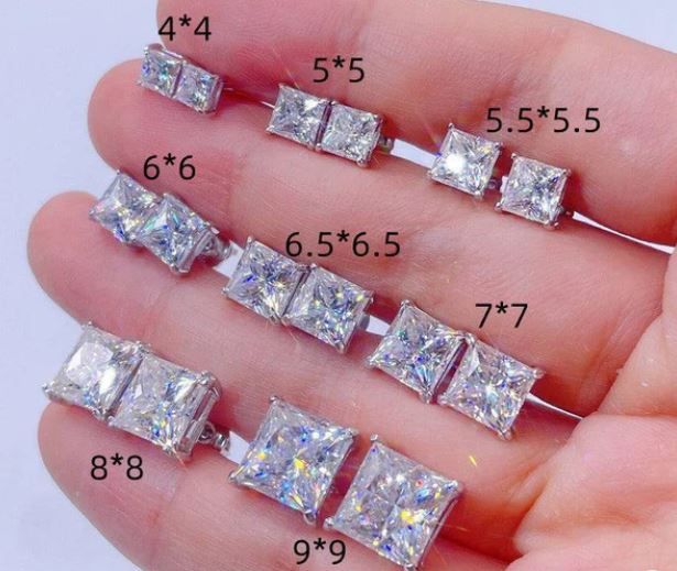Square Cut Earring