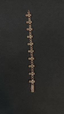 Moissanite Cross Bracelet #006