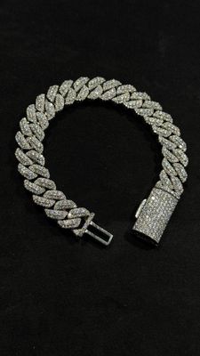 Moissanite 13mm Bracelet #011