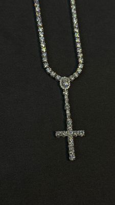 Moissanite Rosary Chain #001