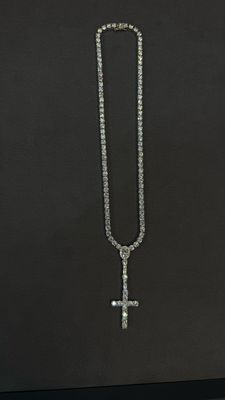 Moissanite Rosary Chain