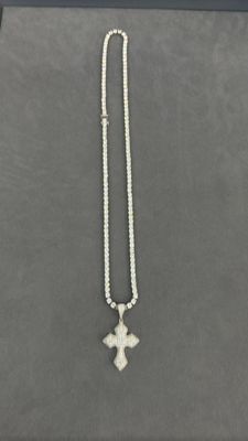 Moissanite Tennis Chain + Pendant #002