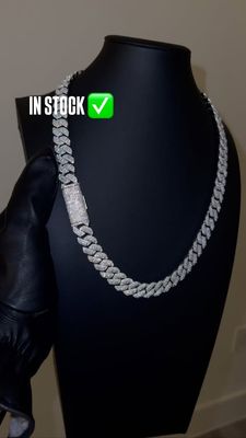Moissanite Chain Eliantte Setting 13MM