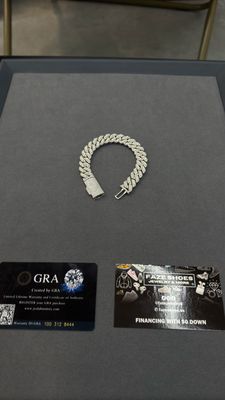 Moissanite Eliantte Setting Bracelet 13MM