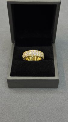Moissanite Ring #010 Yellow