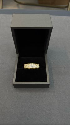Moissanite Ring #010 Yellow