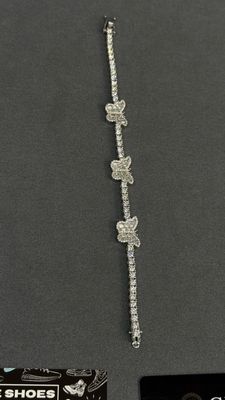 Moissanite Butterfly Bracelet