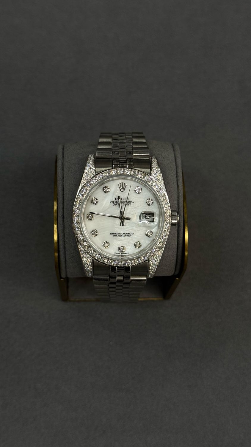 Moissanite Watch 36MM #033