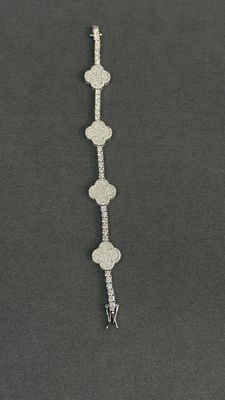 Moissanite Cross Color Bracelet