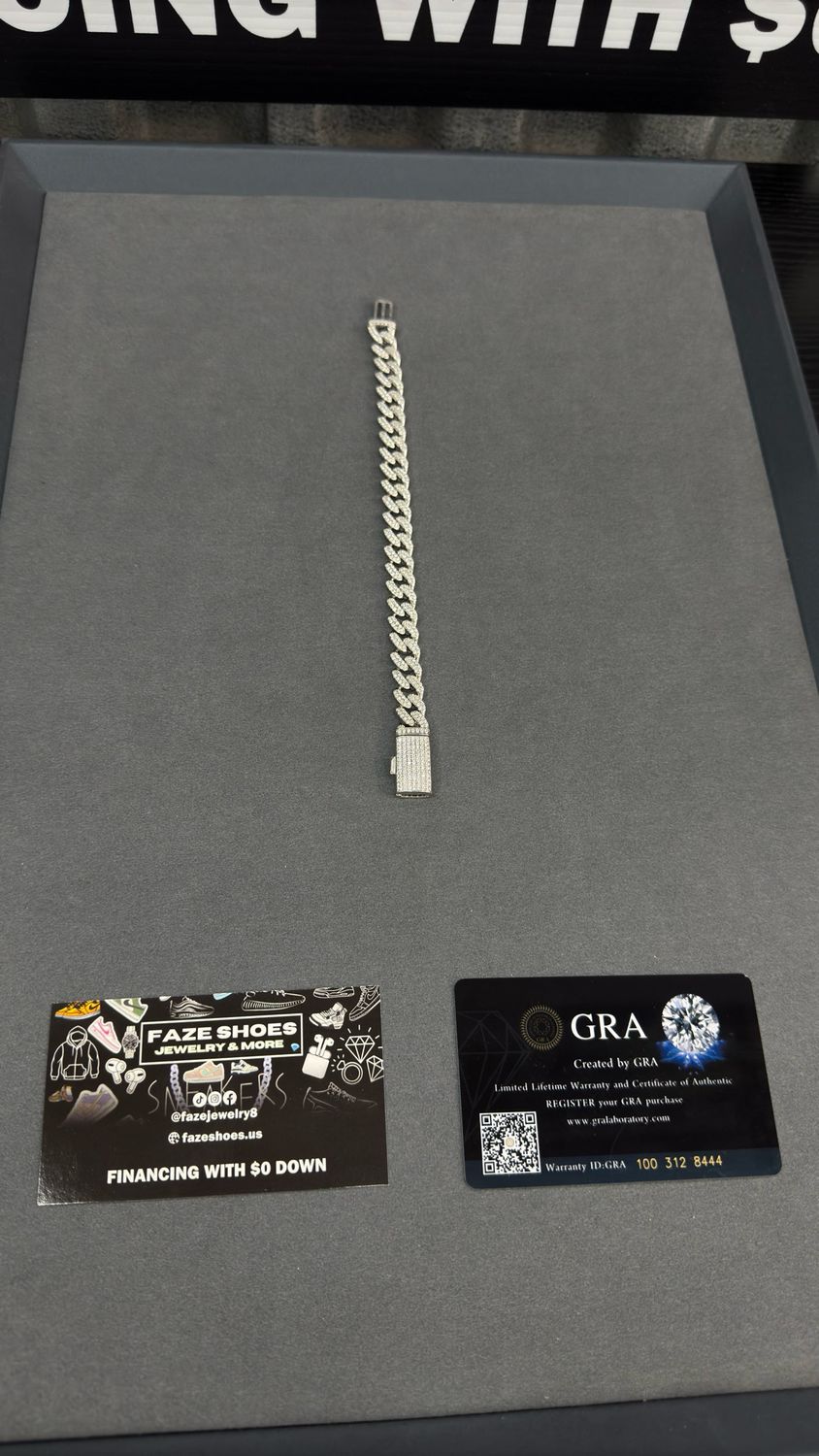 Moissanite Cuban Bracelet 10MM