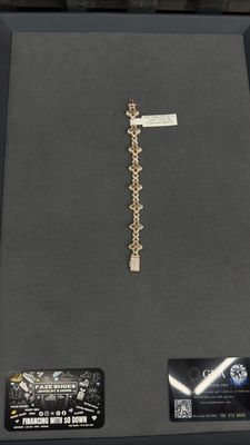 Moissanite Clover Bracelet 14MM