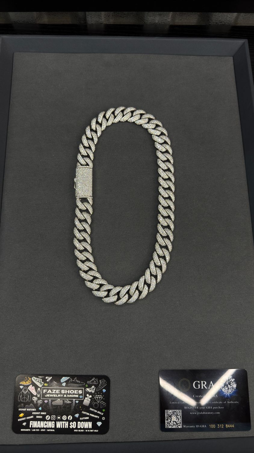 Moissanite Chain 18MM