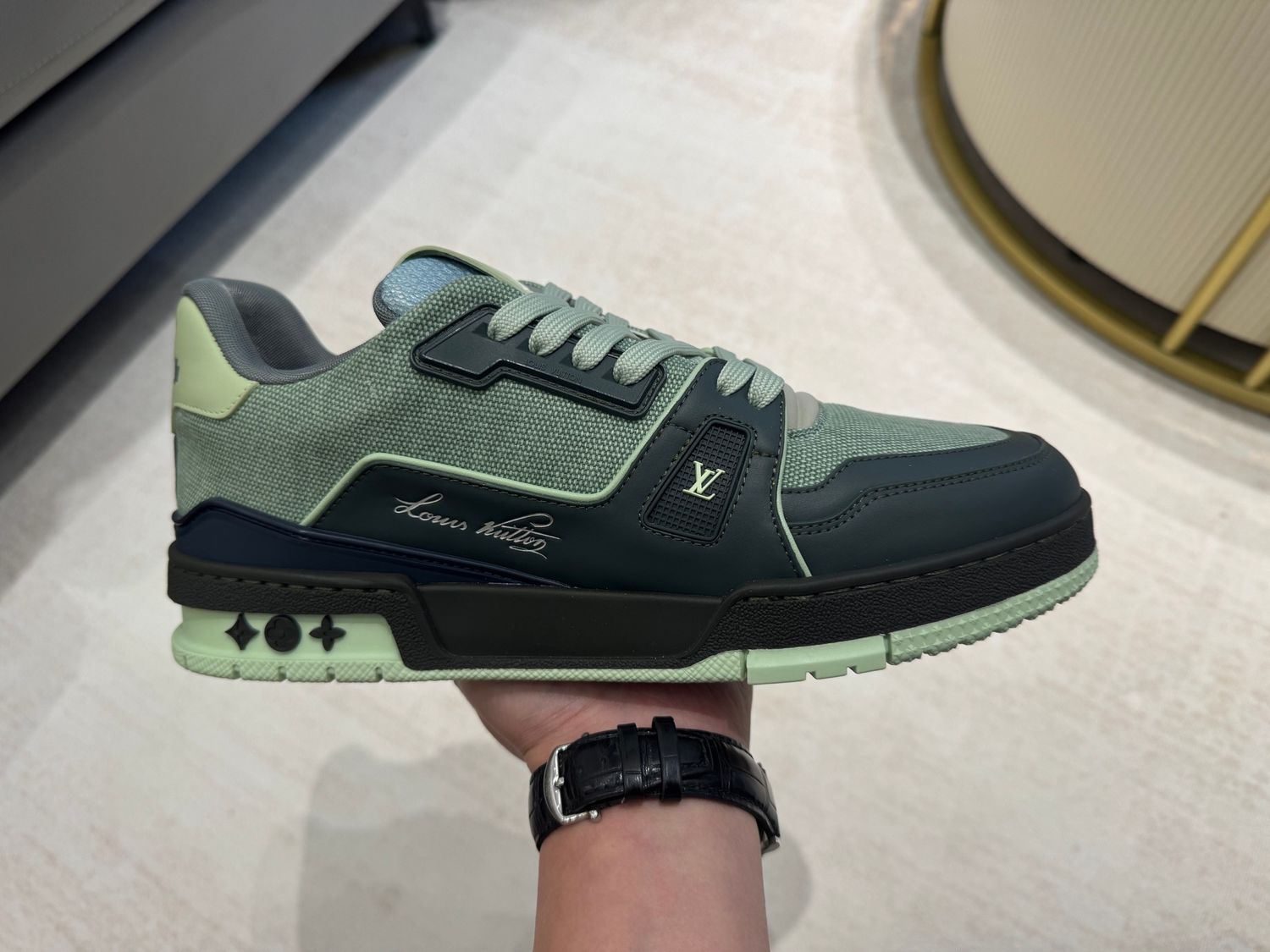 LV Skate Green Multi