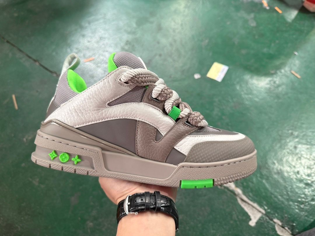 LV Custom White Green Multi W