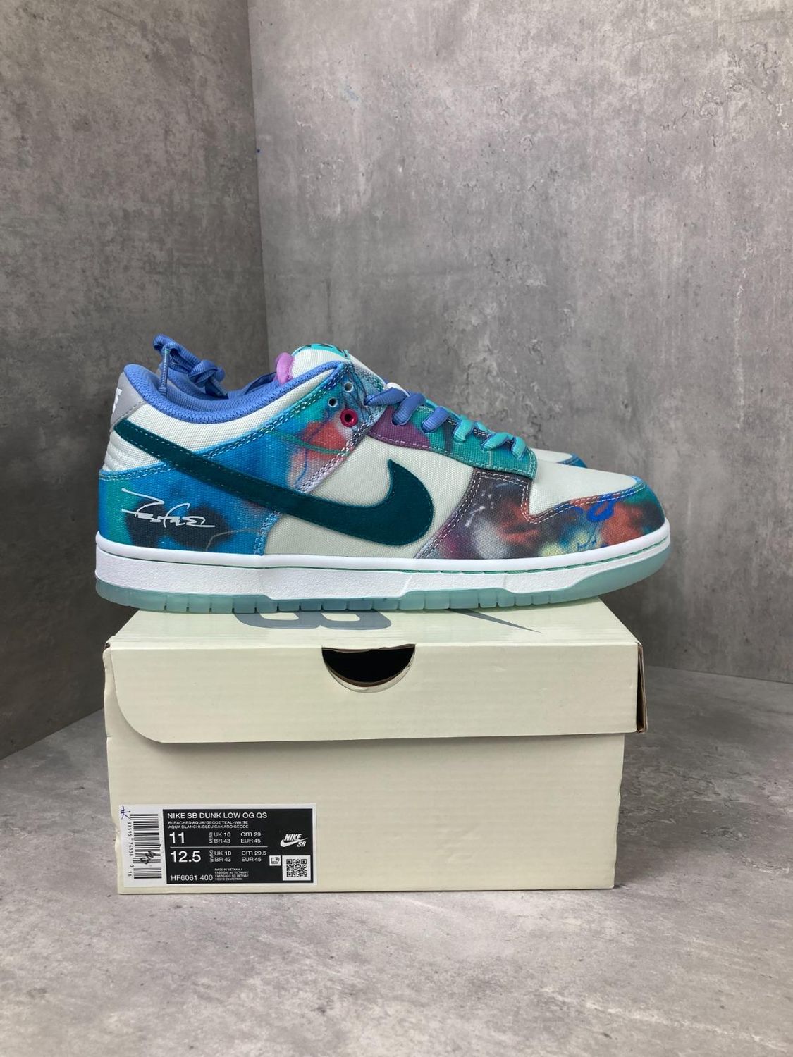 Dunk SB Low Bleached Aqua