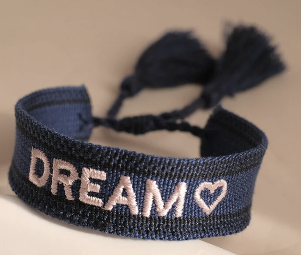 Dark Blue  Woven Dream Adjustable Bracelet