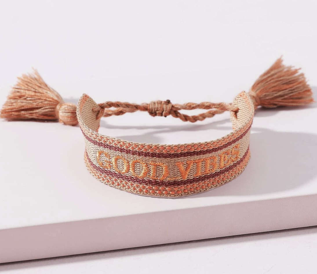 Good Vibes  Adjustable Bracelet