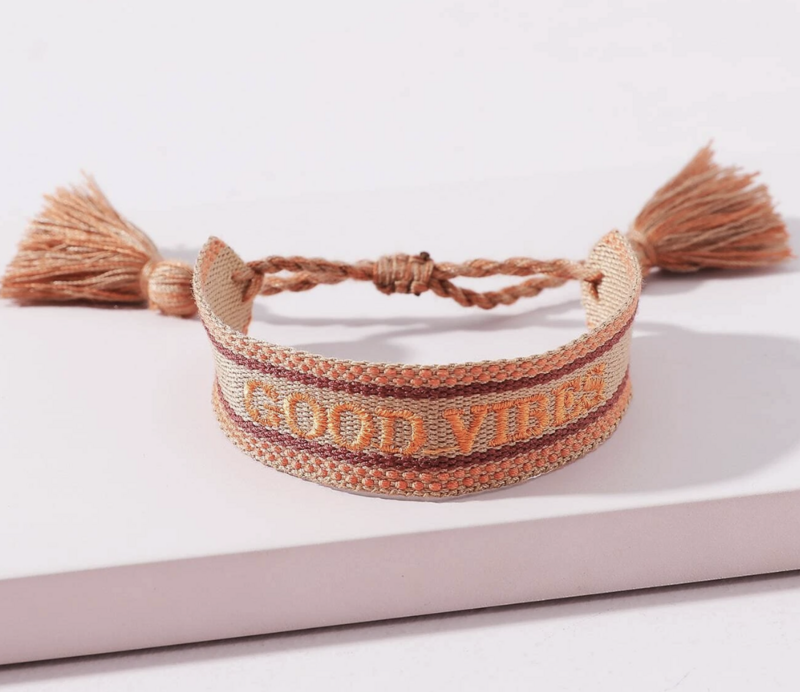 Good Vibes  Adjustable Bracelet