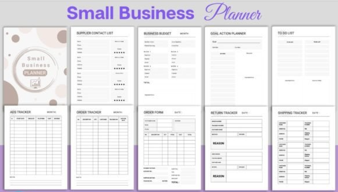 Printable Small Business &amp; Direct Sales Planner