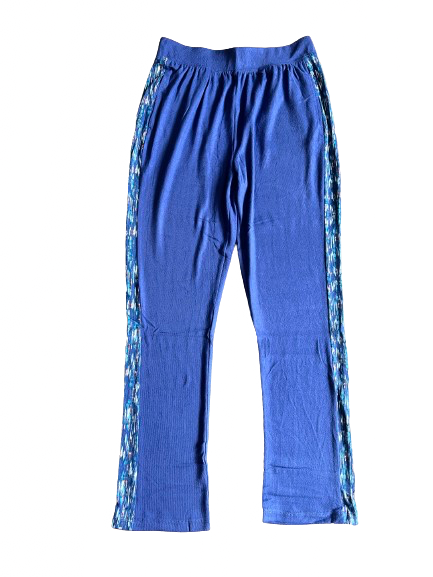 Indigo Blue Stripe Loungewear Lounge Pajama Pants - Small &amp; 1X