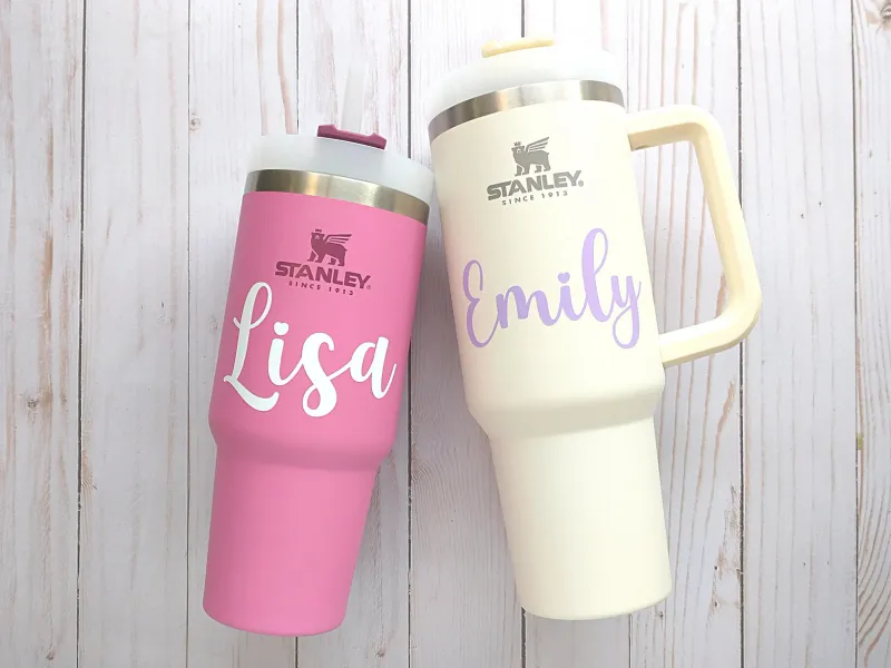 Custom Tumbler Name Decal for 40 oz or 30 oz Tumblers