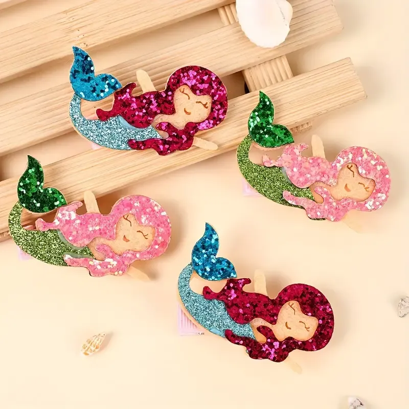 Girls Sparkling Mermaid Hair Clip